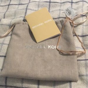 Michael Kors rose gold bracelet